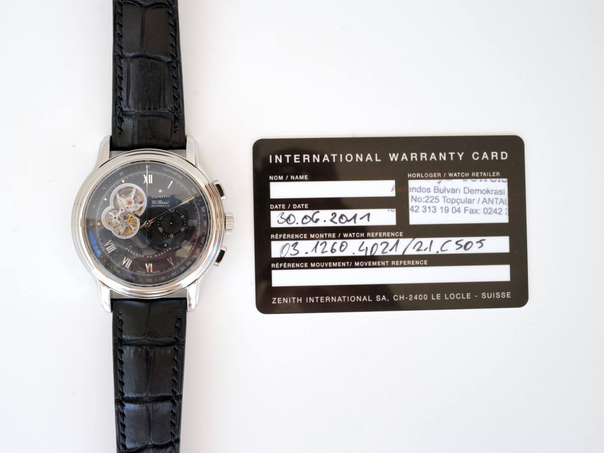 Swiss watch Zenith El Primero Chronomaster Open Reserve Chronograph 45