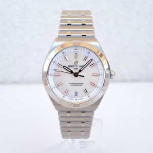 Швейцарський годинник Breitling Chronomat Mother Of Pearl Diamond Dial 36