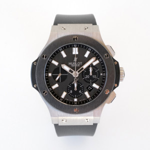 Швейцарський годинник Hublot Big Bang 44 Chronograph Steel Ceramic Carbon Dial