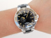 Швейцарський годинник Oris Aquis Small Second Date Automatic Black Dial Rubber Strap 46