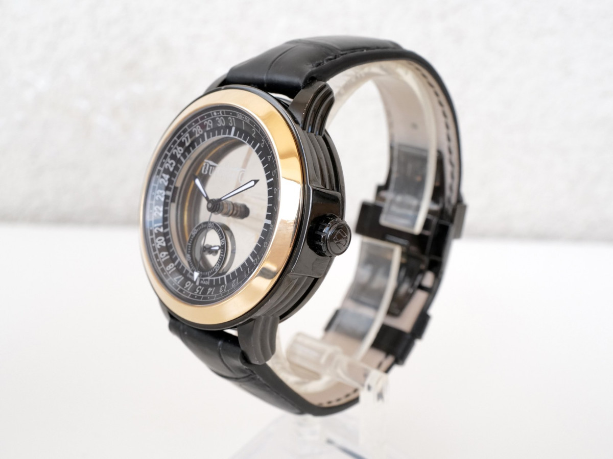 Швейцарський годинник Quinting Mysterious Quadrinal 18K Rose Gold Bezel 44