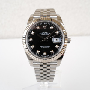 Швейцарський годинник Rolex Datejust 41 Jubilee Black Diamond Dial (2025)