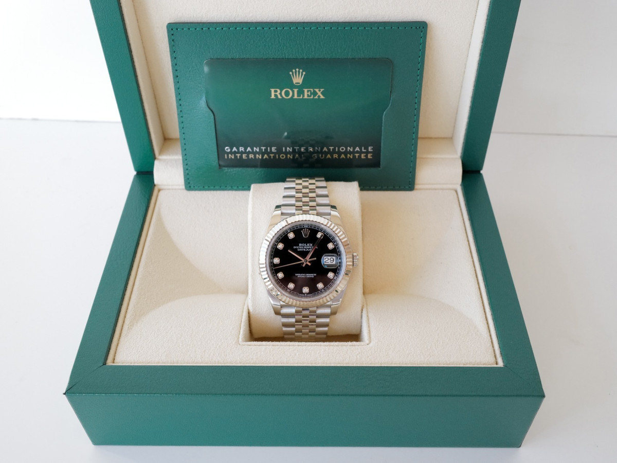 Швейцарський годинник Rolex Datejust 41 Jubilee Black Diamond Dial (2025)