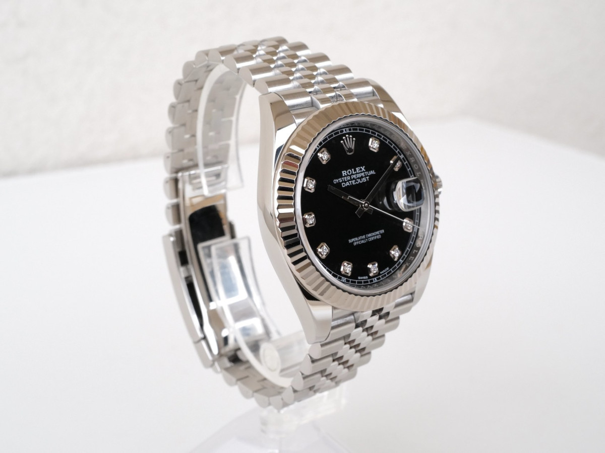Швейцарський годинник Rolex Datejust 41 Jubilee Black Diamond Dial (2025)