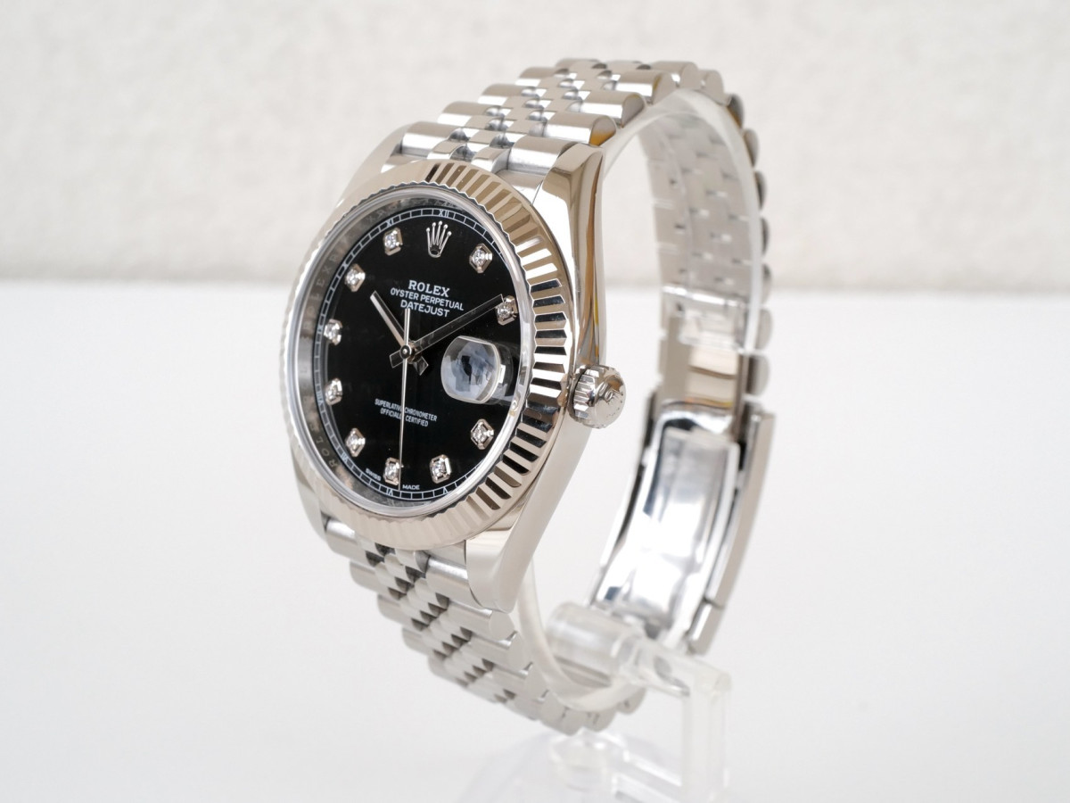 Швейцарський годинник Rolex Datejust 41 Jubilee Black Diamond Dial (2025)
