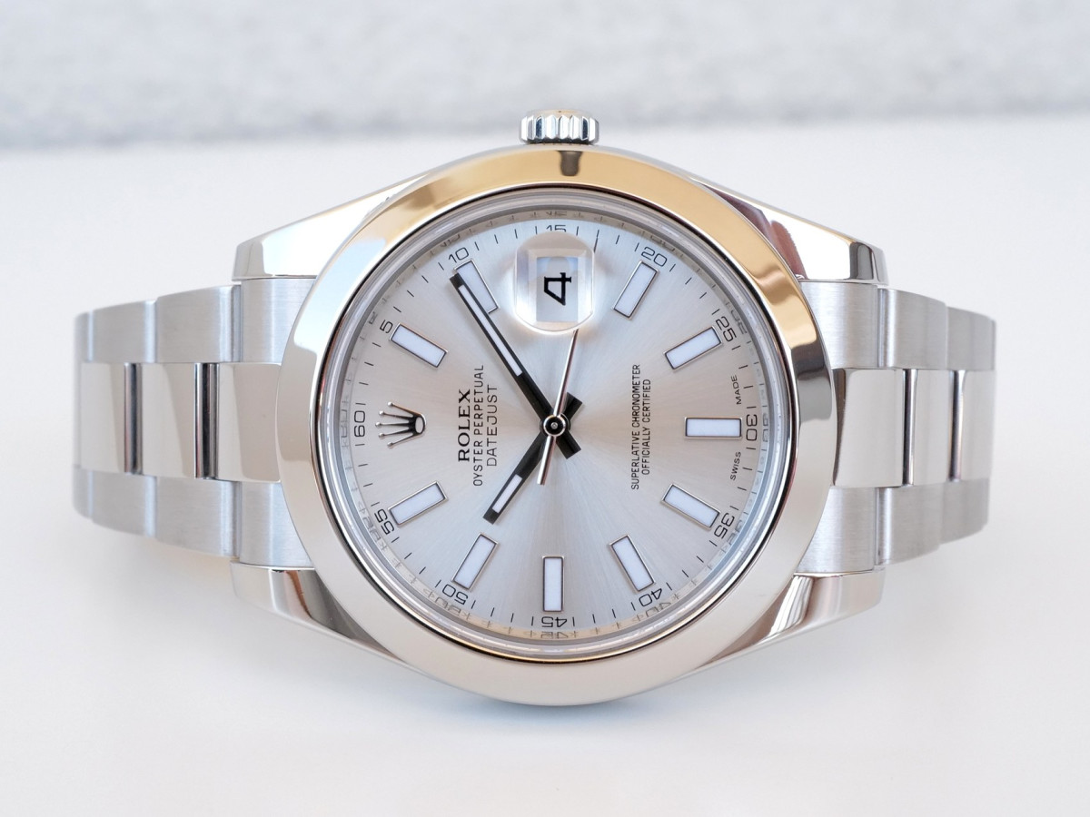 Швейцарские часы Rolex Datejust II Silver Dial 41