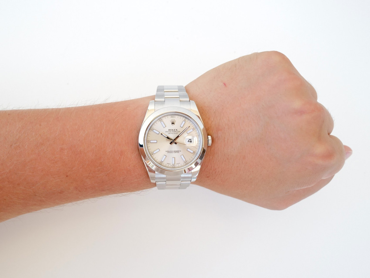 Швейцарские часы Rolex Datejust II Silver Dial 41