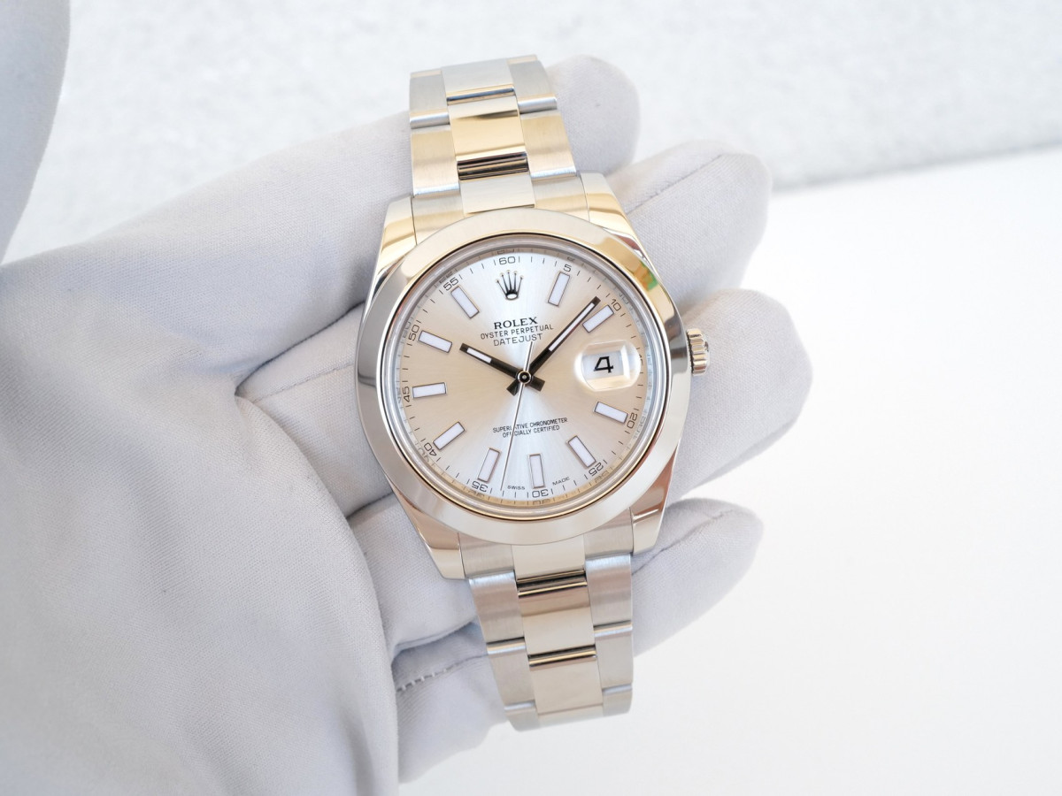 Швейцарские часы Rolex Datejust II Silver Dial 41