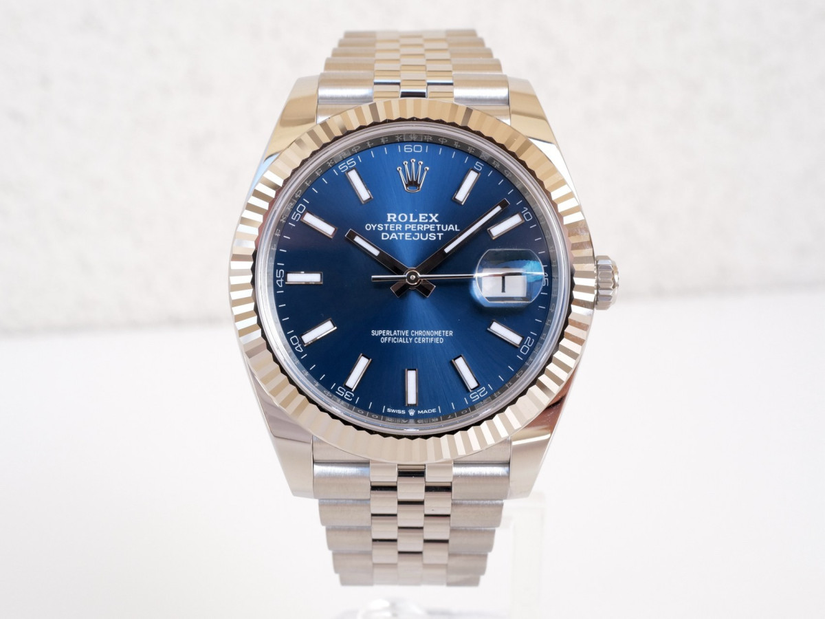 Швейцарские часы Rolex Datejust 41 Jubilee Blue Dial (2022)