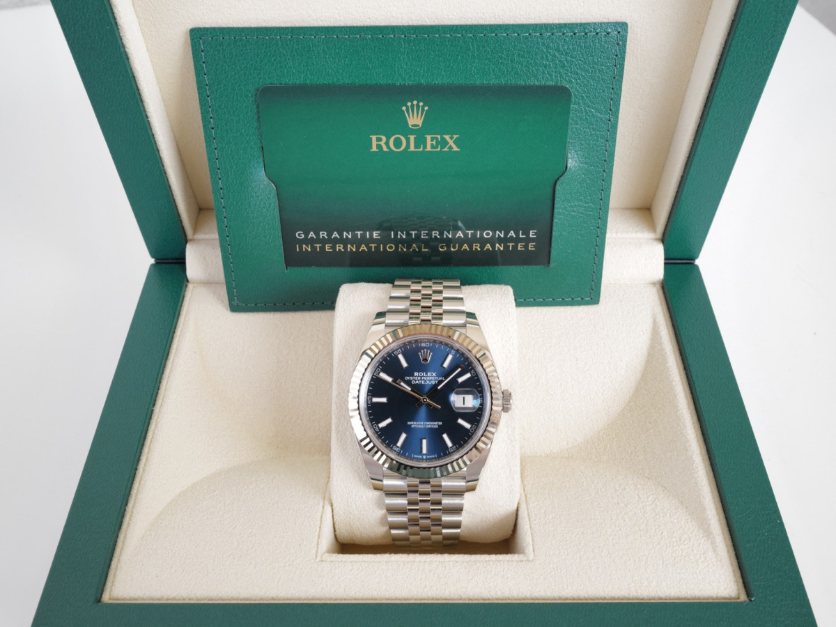 Швейцарские часы Rolex Datejust 41 Jubilee Blue Dial (2022)