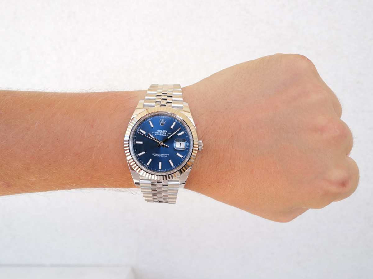 Швейцарские часы Rolex Datejust 41 Jubilee Blue Dial (2022)