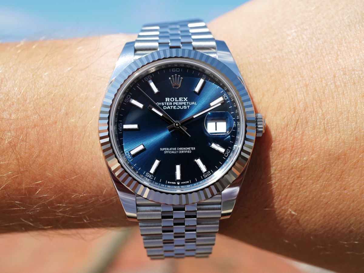 Швейцарские часы Rolex Datejust 41 Jubilee Blue Dial (2022)