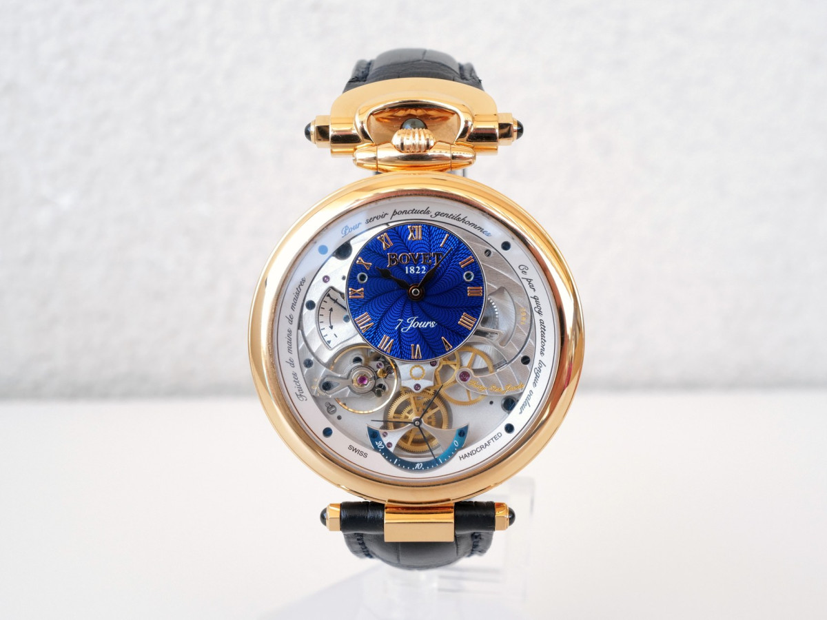 Швейцарський годинник Bovet Amadeo Fleurier Monsieur 7 Jours Double Face 18K Rose Gold 43