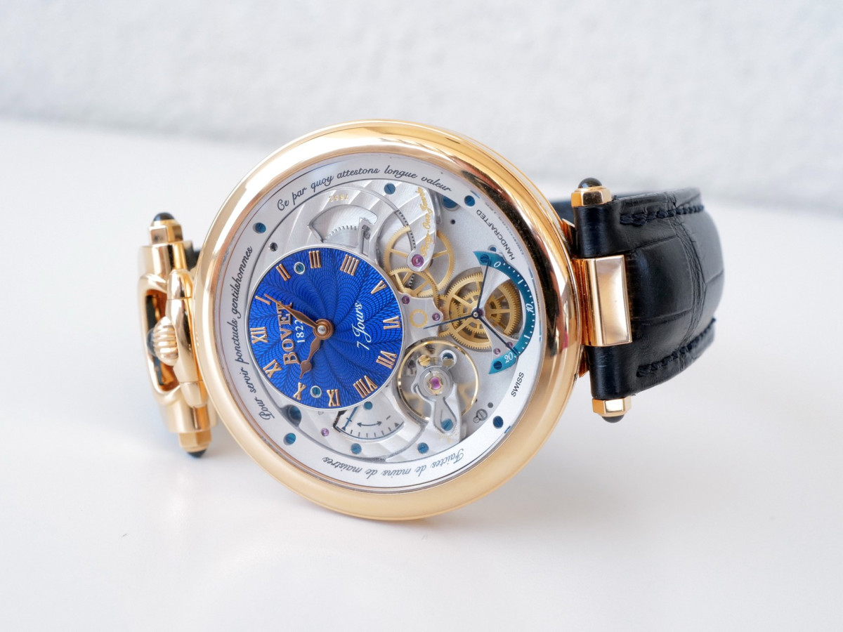 Швейцарський годинник Bovet Amadeo Fleurier Monsieur 7 Jours Double Face 18K Rose Gold 43