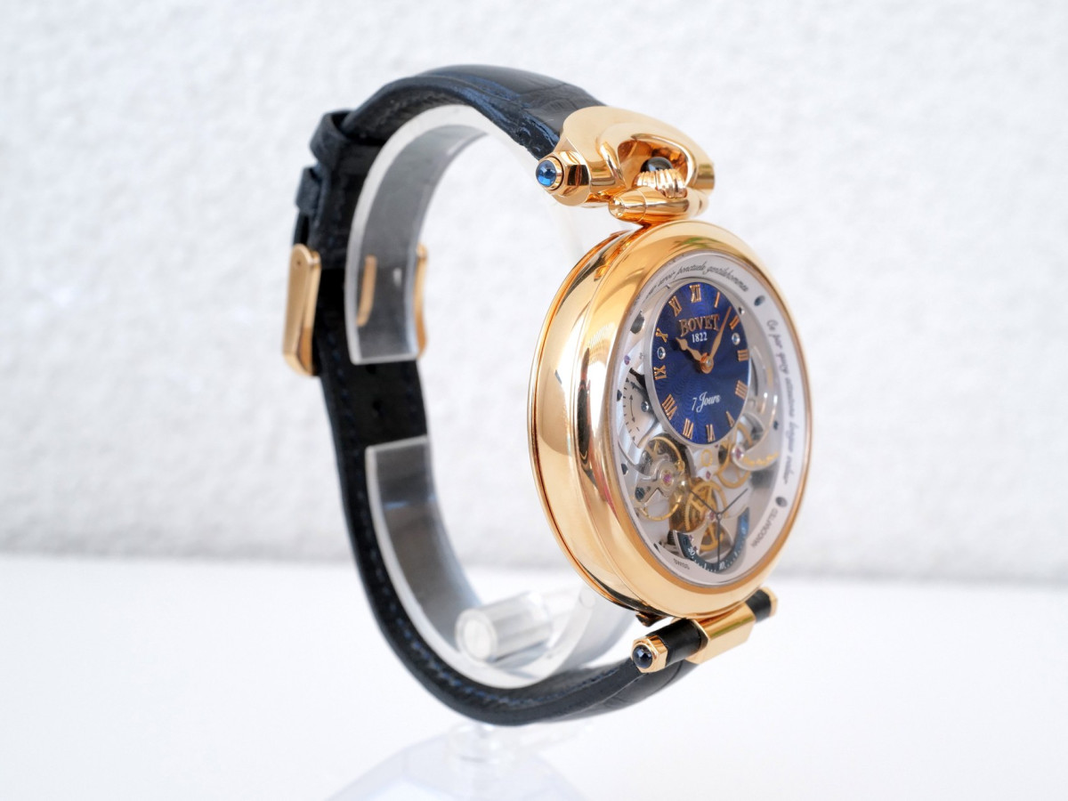Швейцарський годинник Bovet Amadeo Fleurier Monsieur 7 Jours Double Face 18K Rose Gold 43