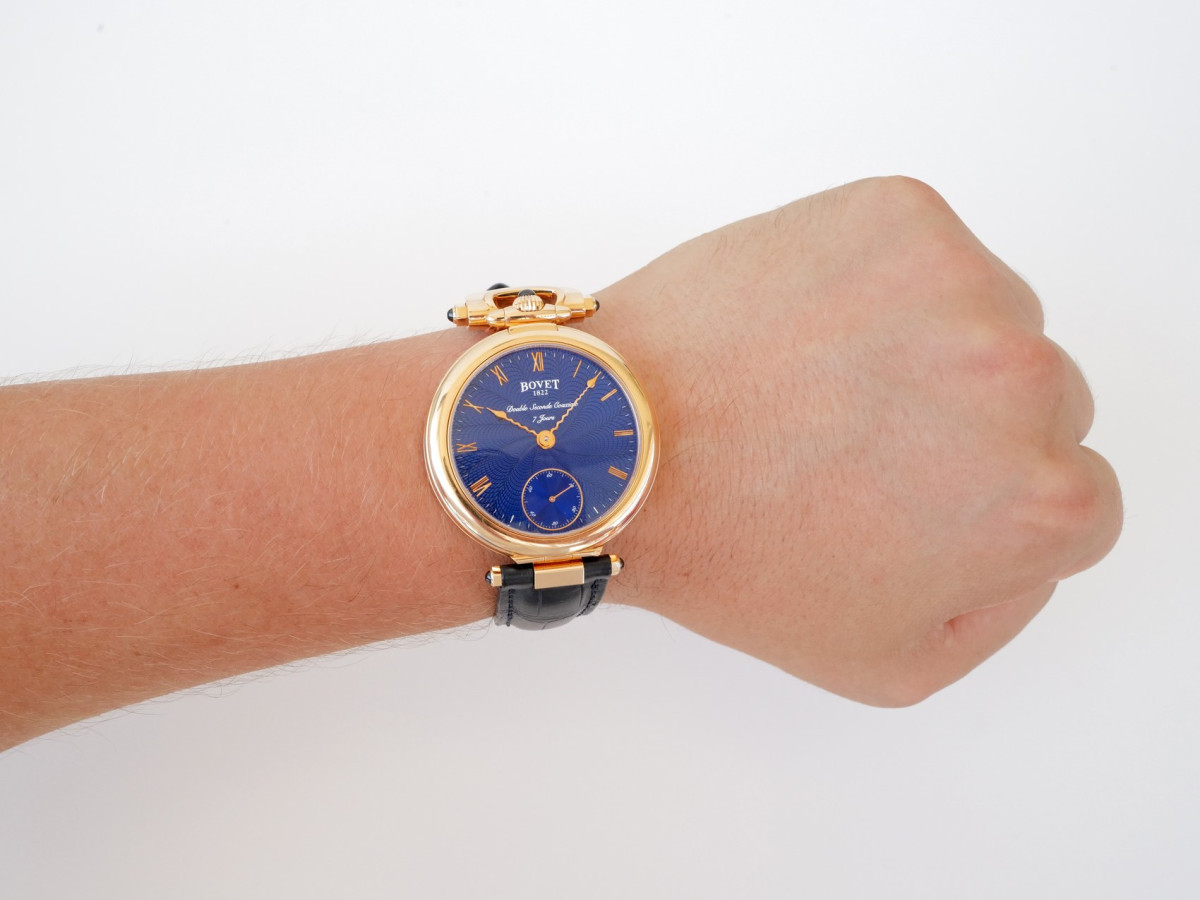 Швейцарський годинник Bovet Amadeo Fleurier Monsieur 7 Jours Double Face 18K Rose Gold 43