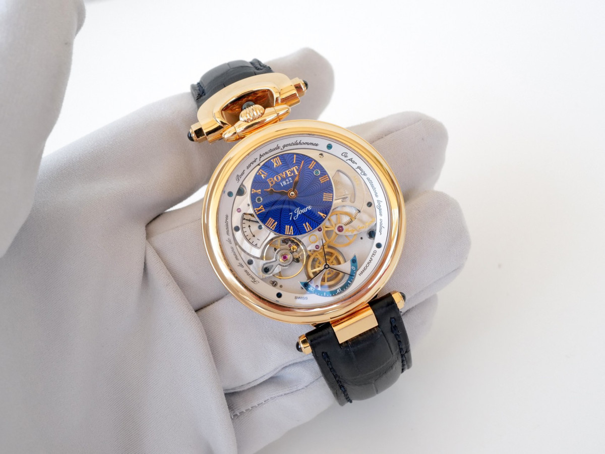 Швейцарський годинник Bovet Amadeo Fleurier Monsieur 7 Jours Double Face 18K Rose Gold 43