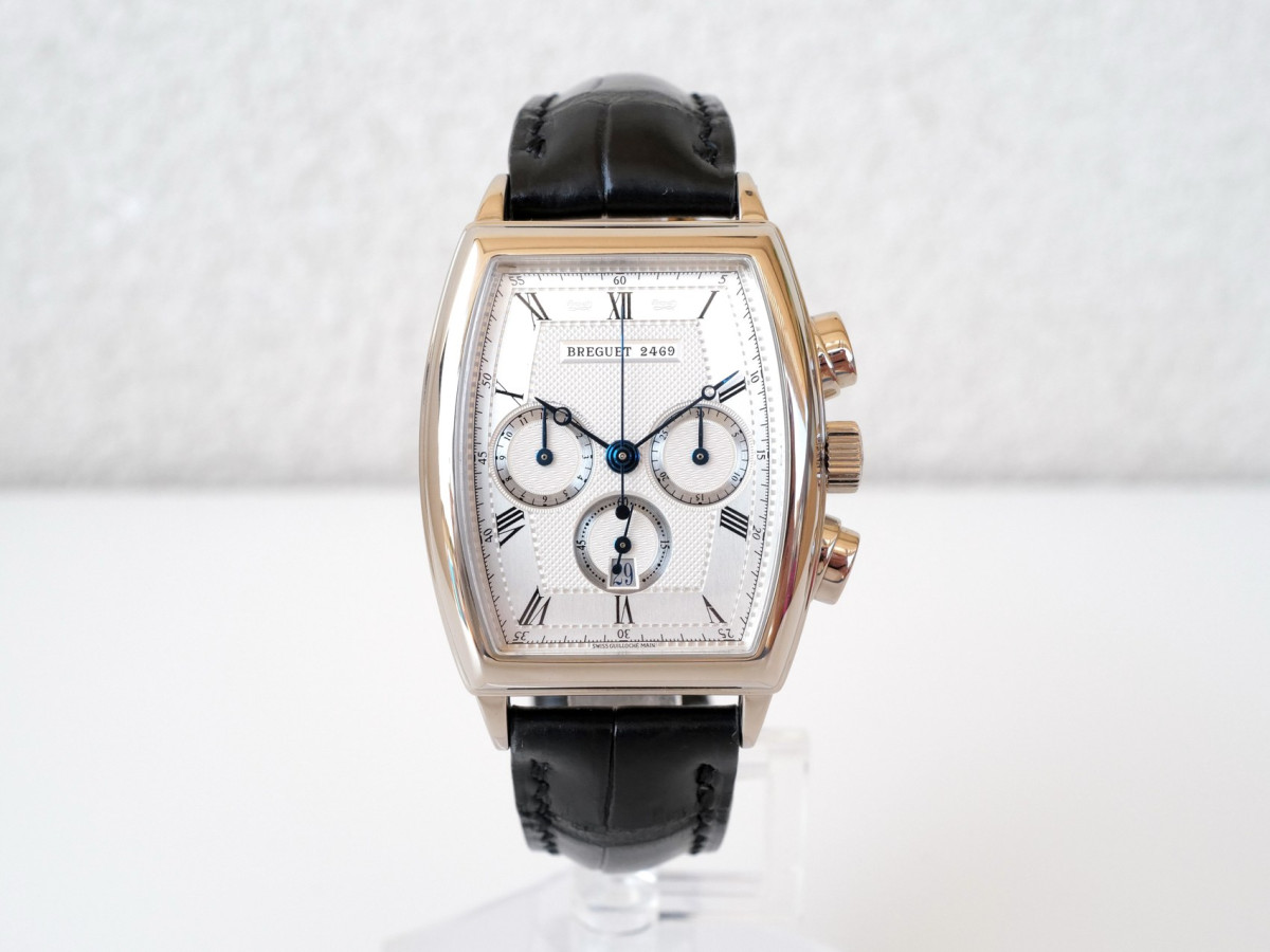 Швейцарський годинник Breguet Heritage Chronograph 18K White Gold
