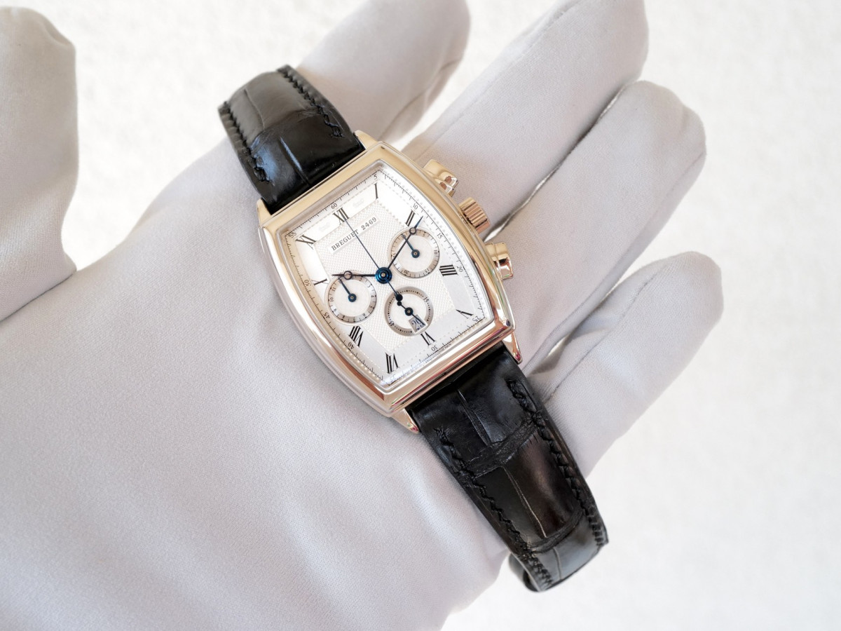 Швейцарський годинник Breguet Heritage Chronograph 18K White Gold