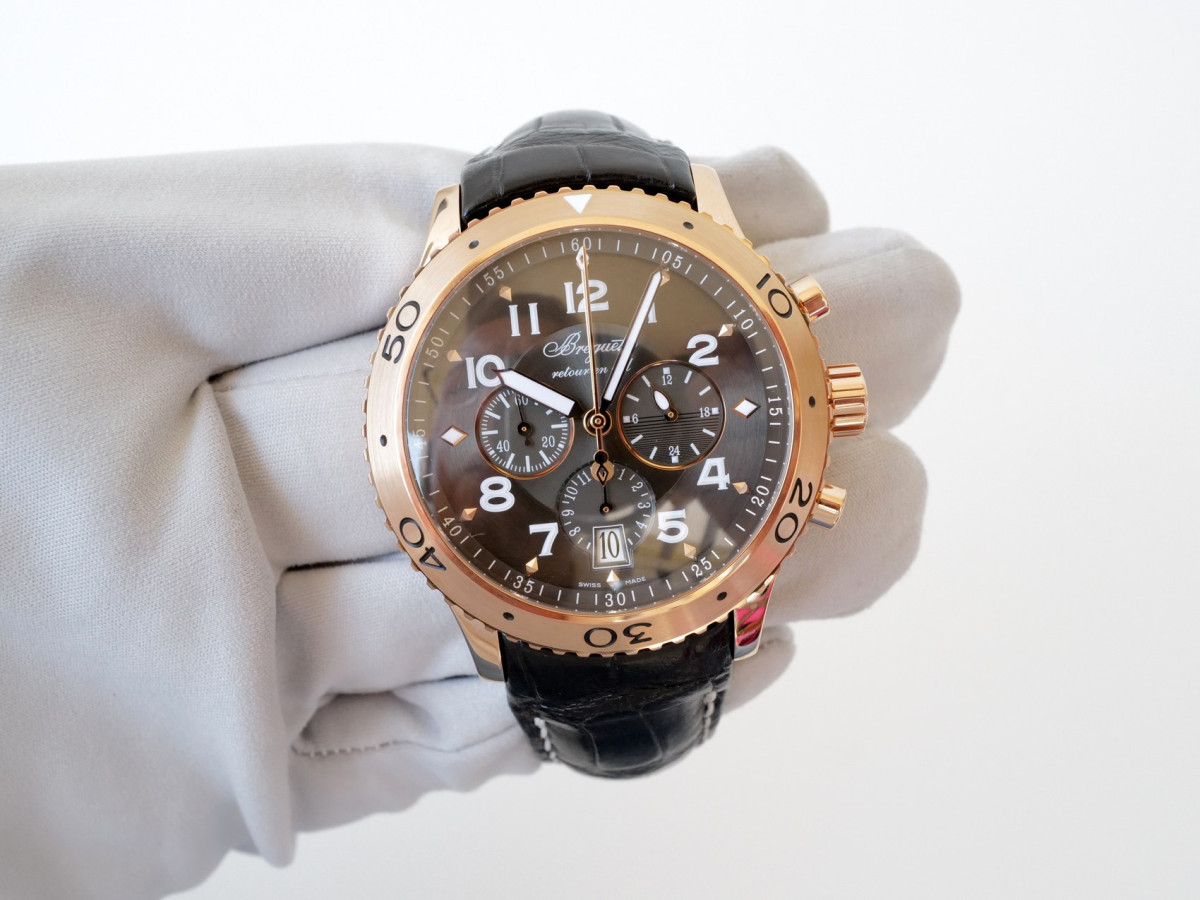 Швейцарський годинник Breguet Type XXI Flyback Chronograph 18K Rose Gold 42