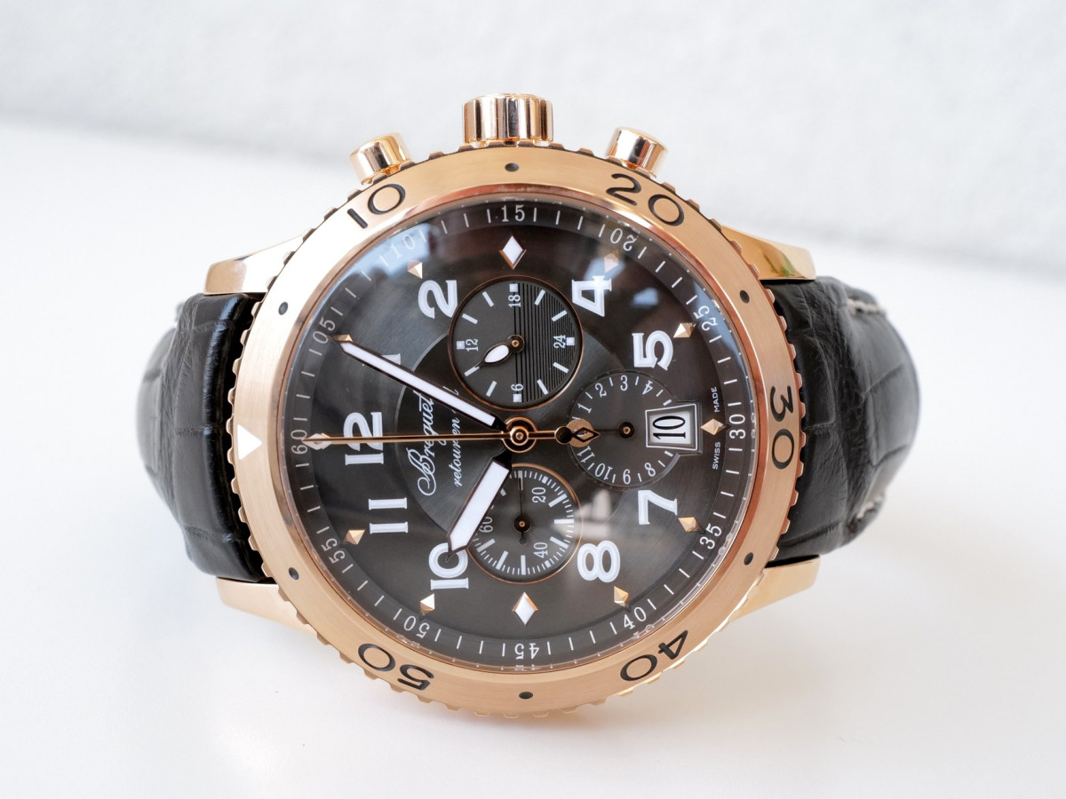Швейцарський годинник Breguet Type XXI Flyback Chronograph 18K Rose Gold 42