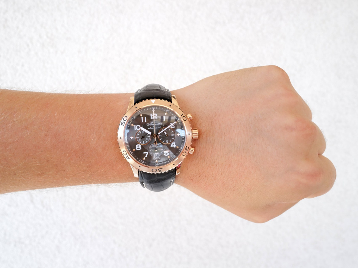 Швейцарський годинник Breguet Type XXI Flyback Chronograph 18K Rose Gold 42