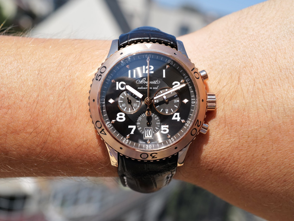 Швейцарський годинник Breguet Type XXI Flyback Chronograph 18K Rose Gold 42