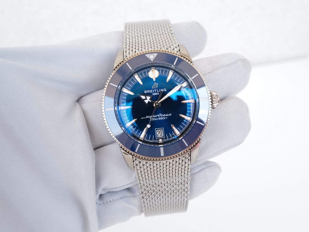 Швейцарський годинник Breitling SuperOcean Heritage B31 Automatic Blue Dial 42
