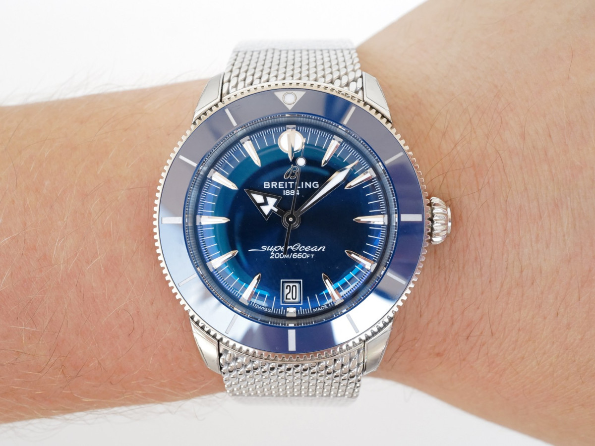 Швейцарський годинник Breitling SuperOcean Heritage B31 Automatic Blue Dial 42