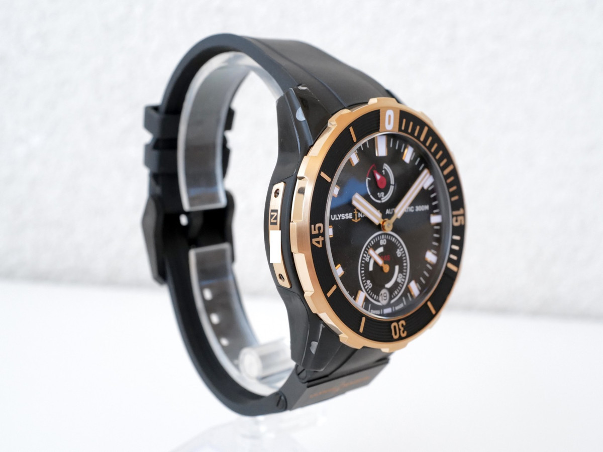 Швейцарський годинник Ulysse Nardin Diver Titanium 18K Rose Gold 44