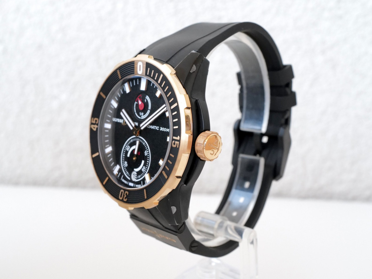 Швейцарський годинник Ulysse Nardin Diver Titanium 18K Rose Gold 44