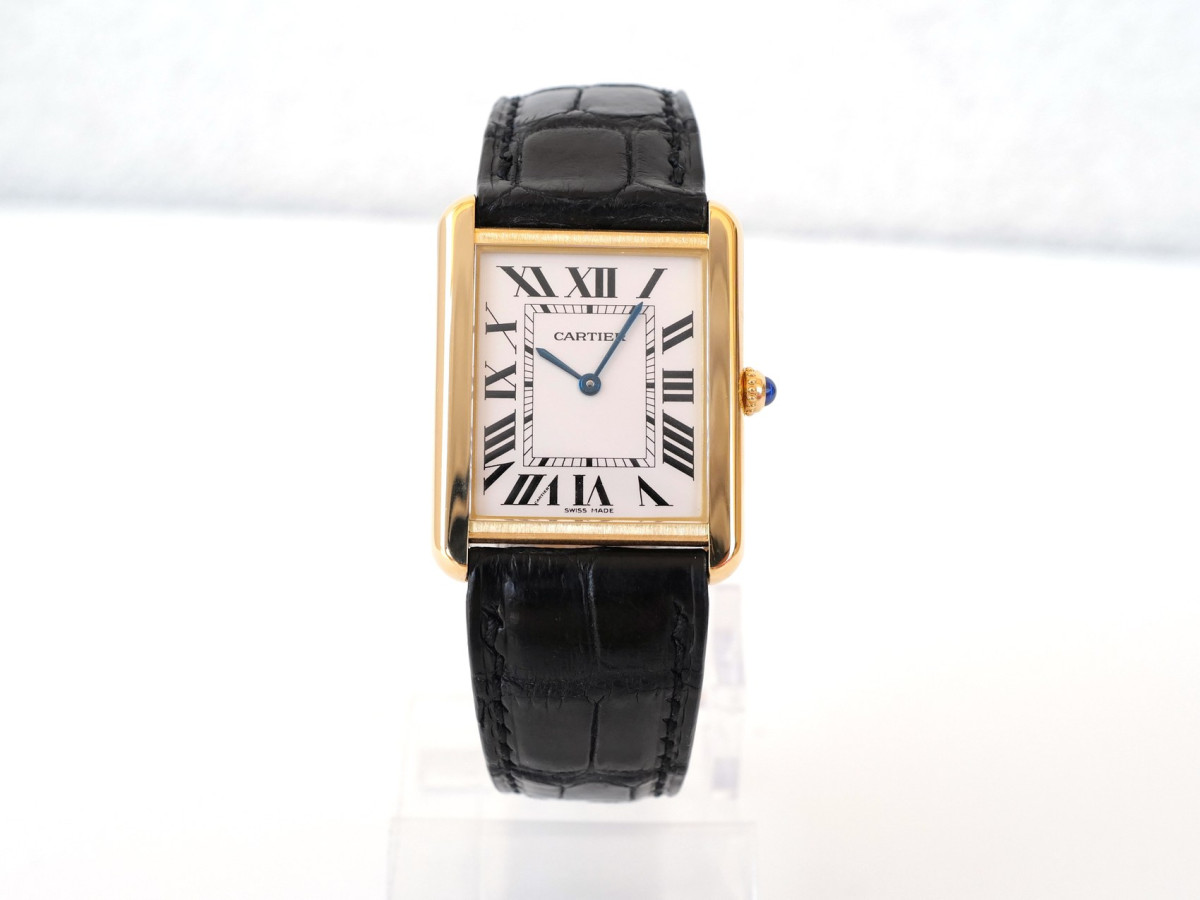 Швейцарские часы Cartier Tank Solo 18K Yellow Gold
