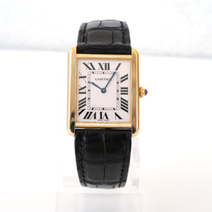 Швейцарские часы Cartier Tank Solo 18K Yellow Gold
