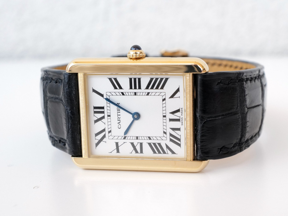 Швейцарские часы Cartier Tank Solo 18K Yellow Gold