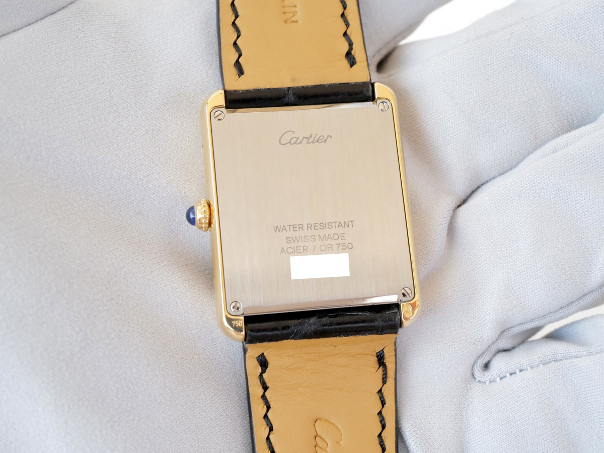 Швейцарские часы Cartier Tank Solo 18K Yellow Gold