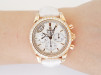 Швейцарские часы Omega De Ville Co-Axial Chronograph MOP Dial Diamonds 18K Rose Gold 35