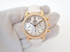 Швейцарские часы Omega De Ville Co-Axial Chronograph MOP Dial Diamonds 18K Rose Gold 35