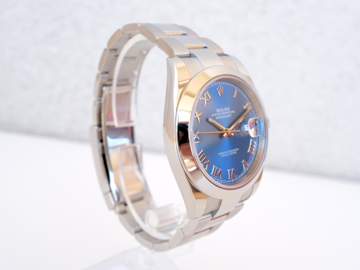 Швейцарские часы Rolex Datejust 41 Blue Roman Dial Oyster Bracelet