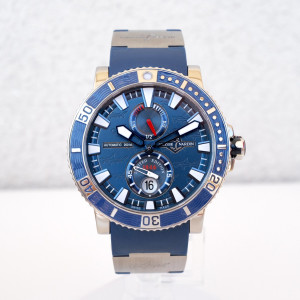 Швейцарские часы Ulysse Nardin Maxi Marine Titanium Diver Hammerhead Shark Limited Edition 45