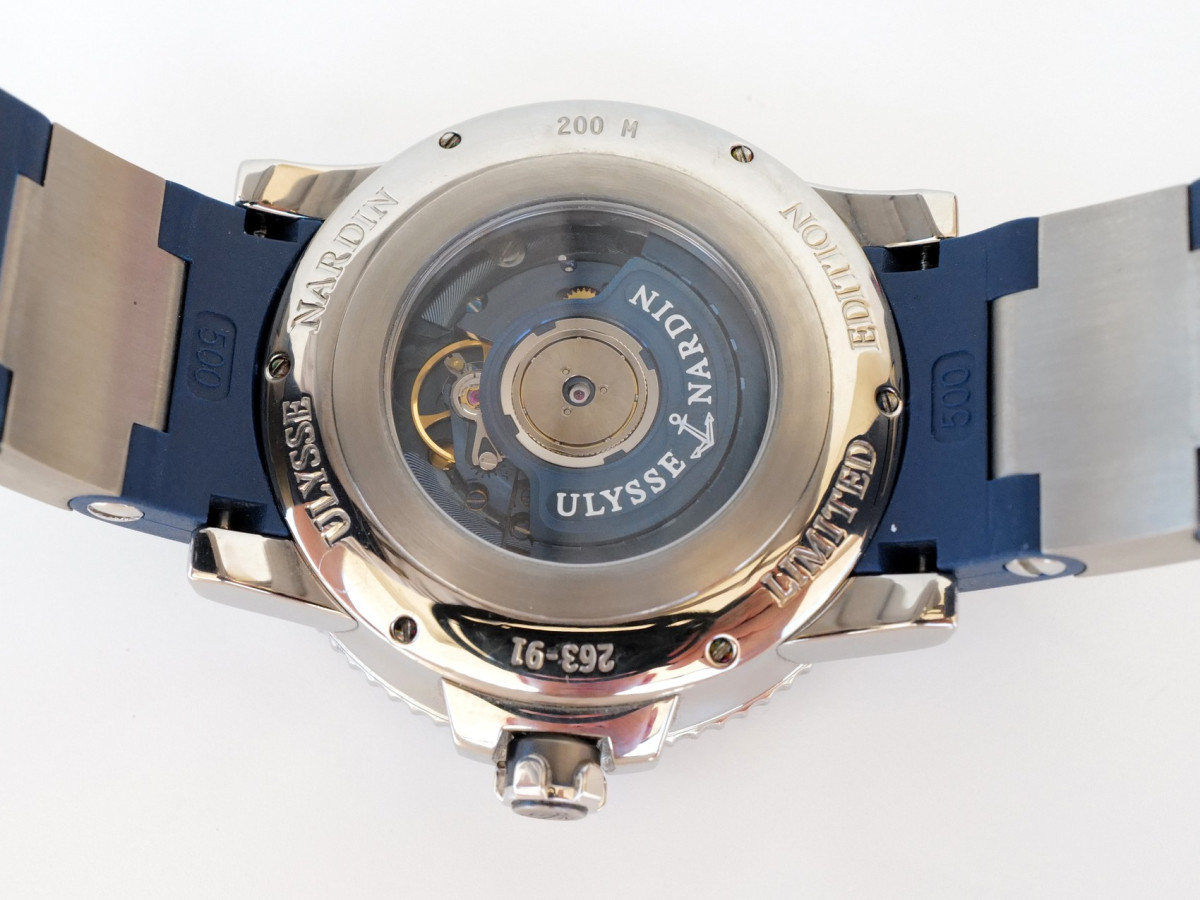 Швейцарський годинник Ulysse Nardin Maxi Marine Titanium Diver Hammerhead Shark Limited Edition 45