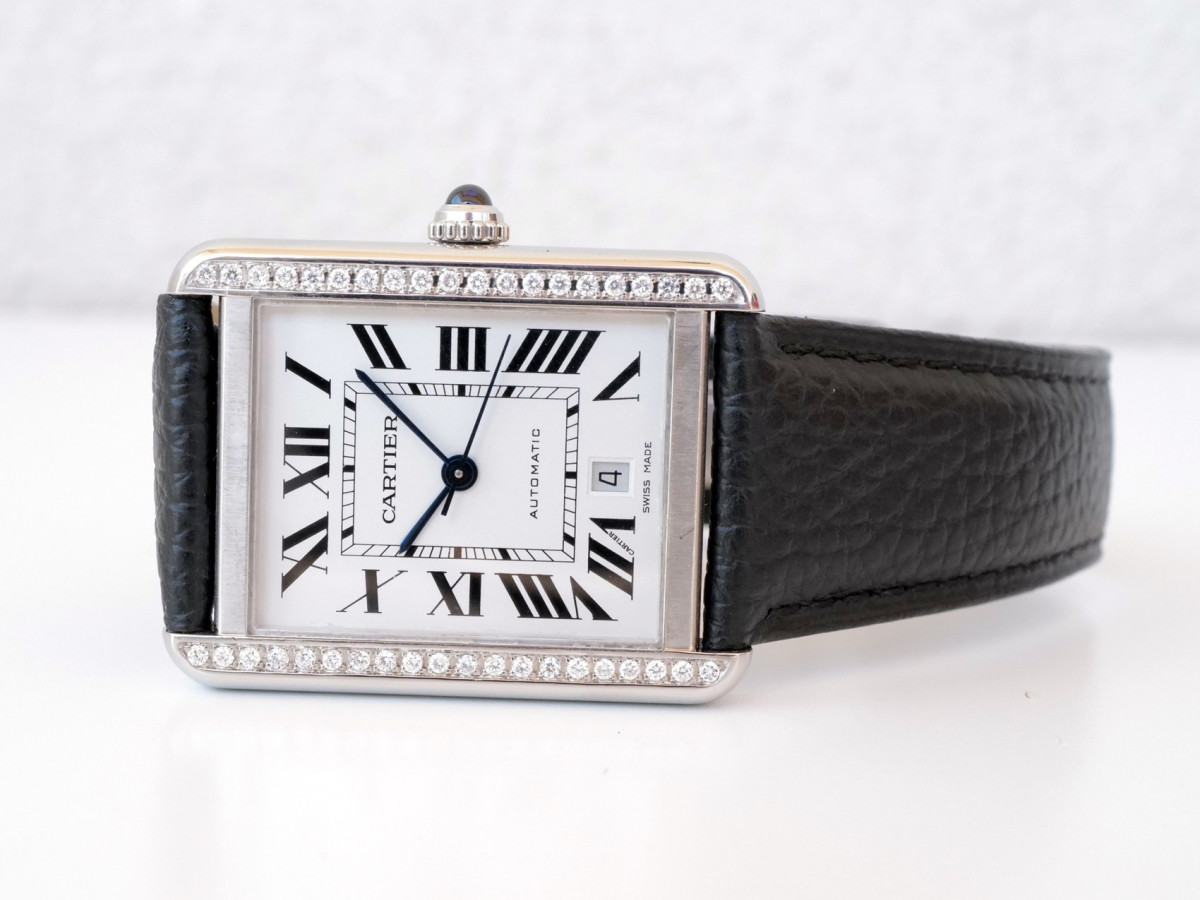 Швейцарские часы Cartier Tank Solo XL Automatic Diamonds