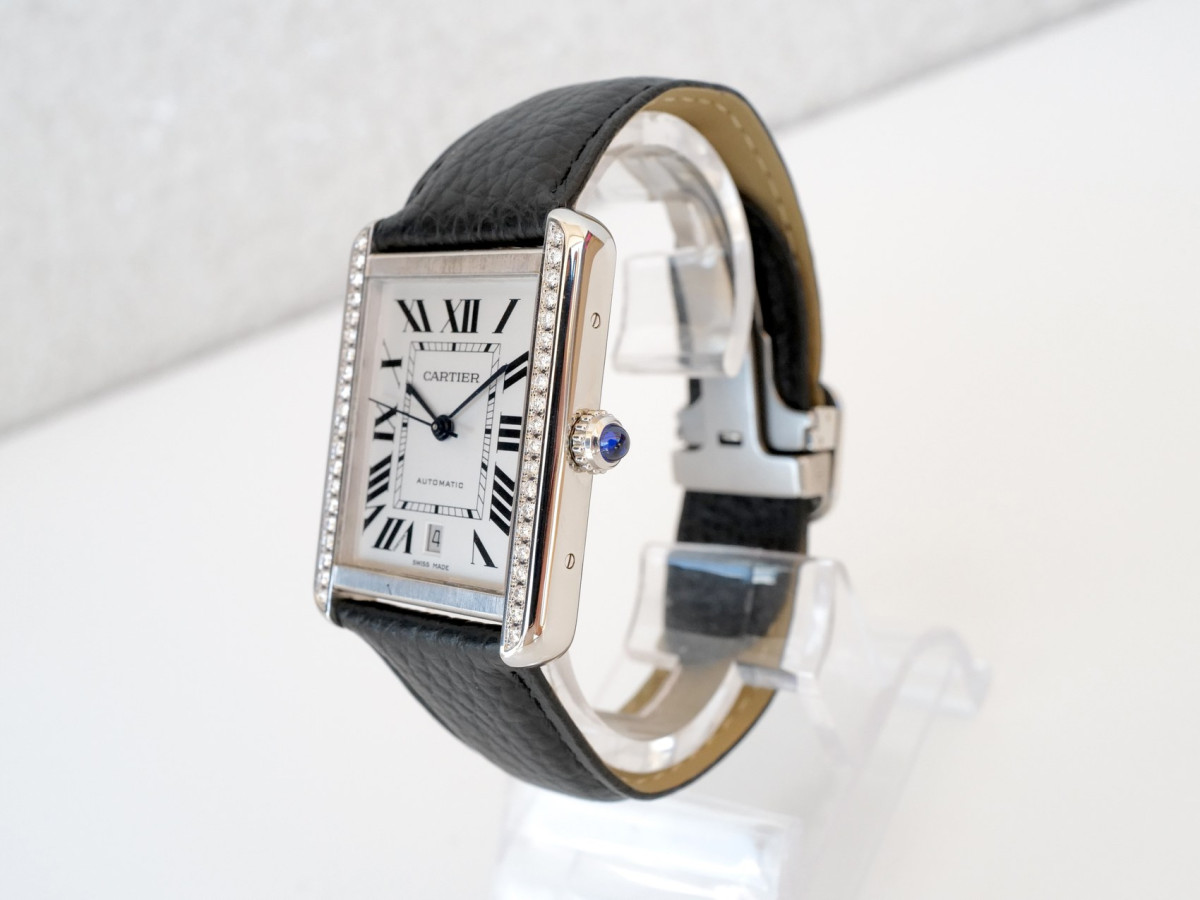 Швейцарские часы Cartier Tank Solo XL Automatic Diamonds