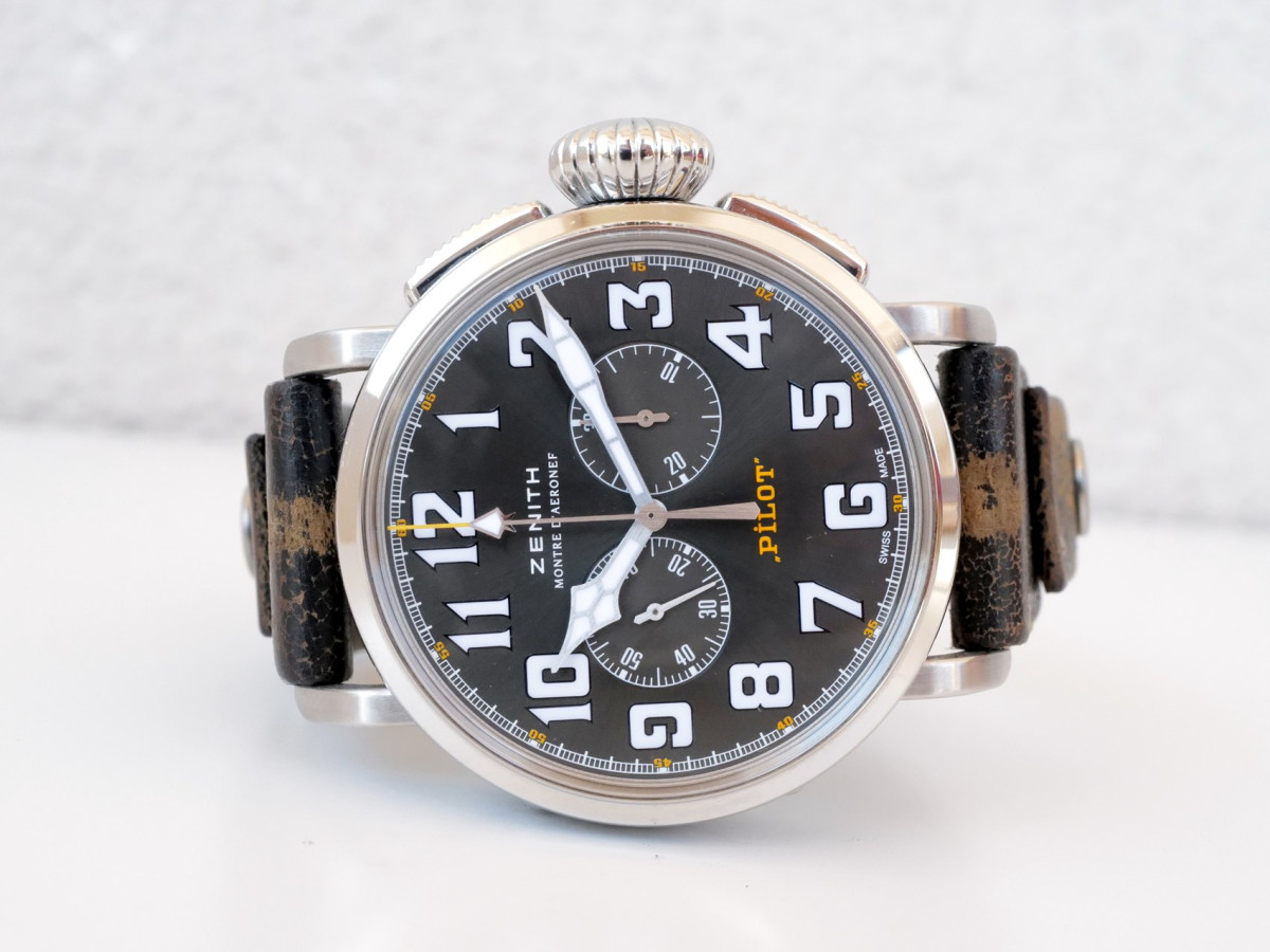 Швейцарские часы Zenith Pilot Type 20 Rescue Chronograph 45