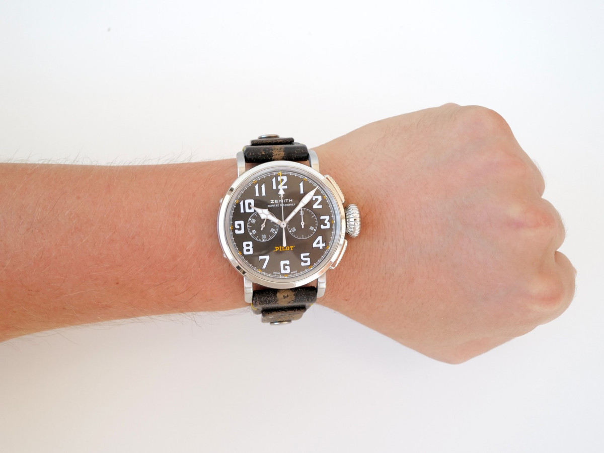 Швейцарские часы Zenith Pilot Type 20 Rescue Chronograph 45