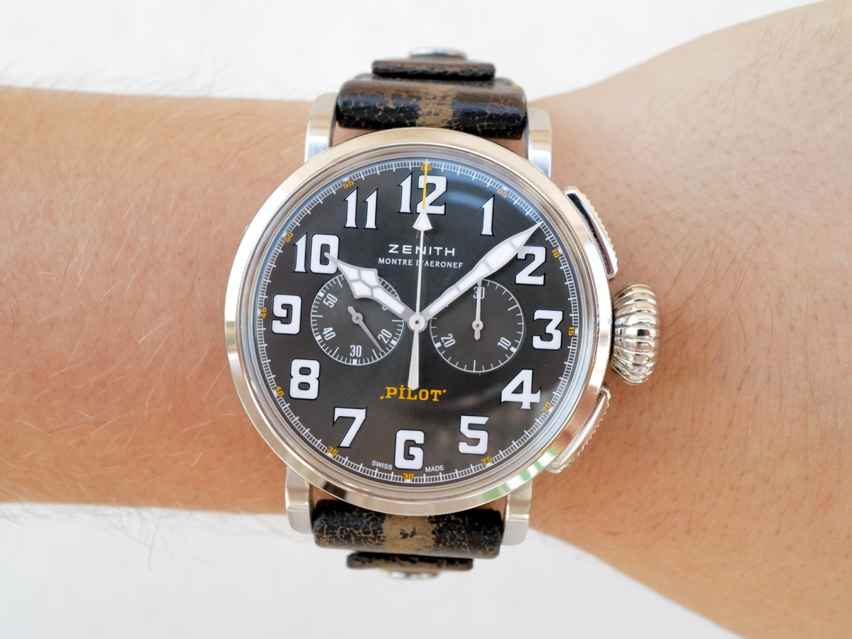 Швейцарские часы Zenith Pilot Type 20 Rescue Chronograph 45