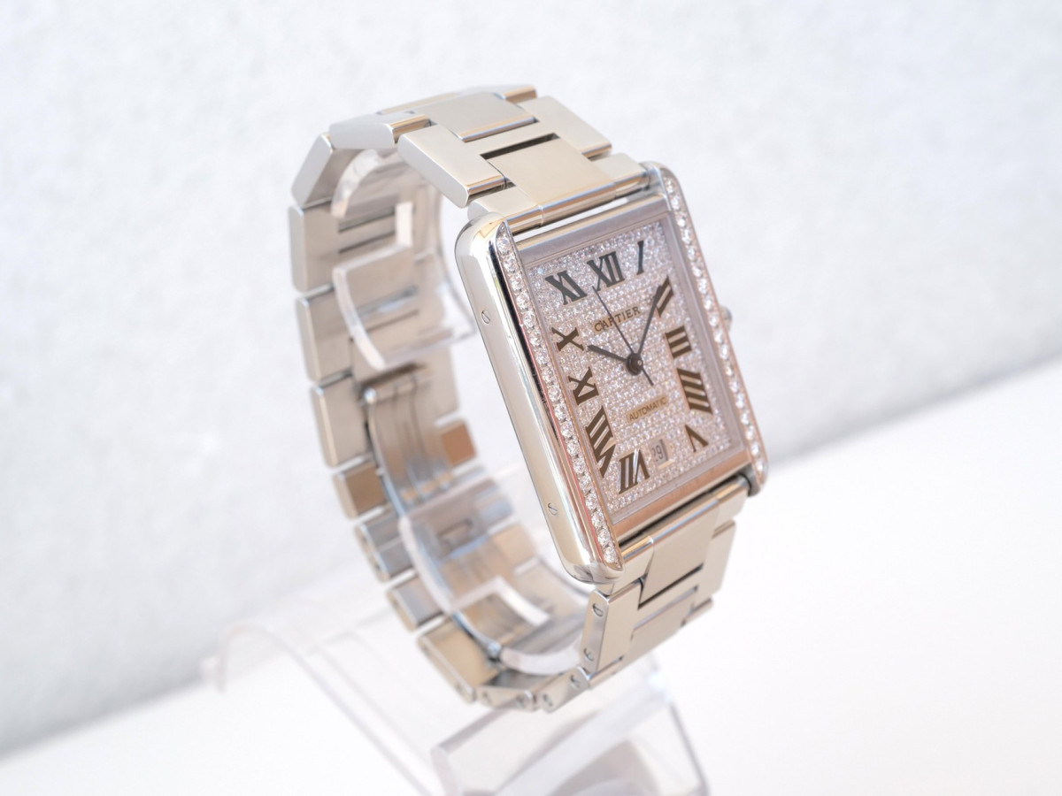 Швейцарские часы Cartier Tank Solo XL Automatic Diamond Set
