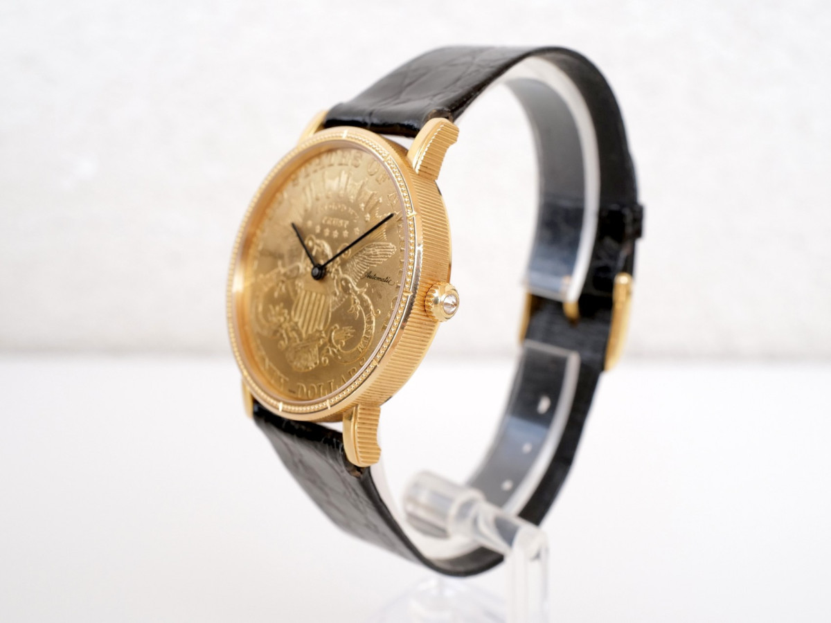 Швейцарские часы Corum Coin Twenty Dollar Heritage Liberty Double Eagle 22K Yellow Gold 35