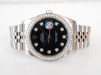 Швейцарские часы Rolex Datejust 36 Jubilee Steel Black Dial Factory Diamond Bezel