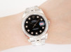 Швейцарские часы Rolex Datejust 36 Jubilee Steel Black Dial Factory Diamond Bezel