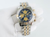 Швейцарские часы Breitling Chronomat Evolution Blue Dial Gold Steel 44